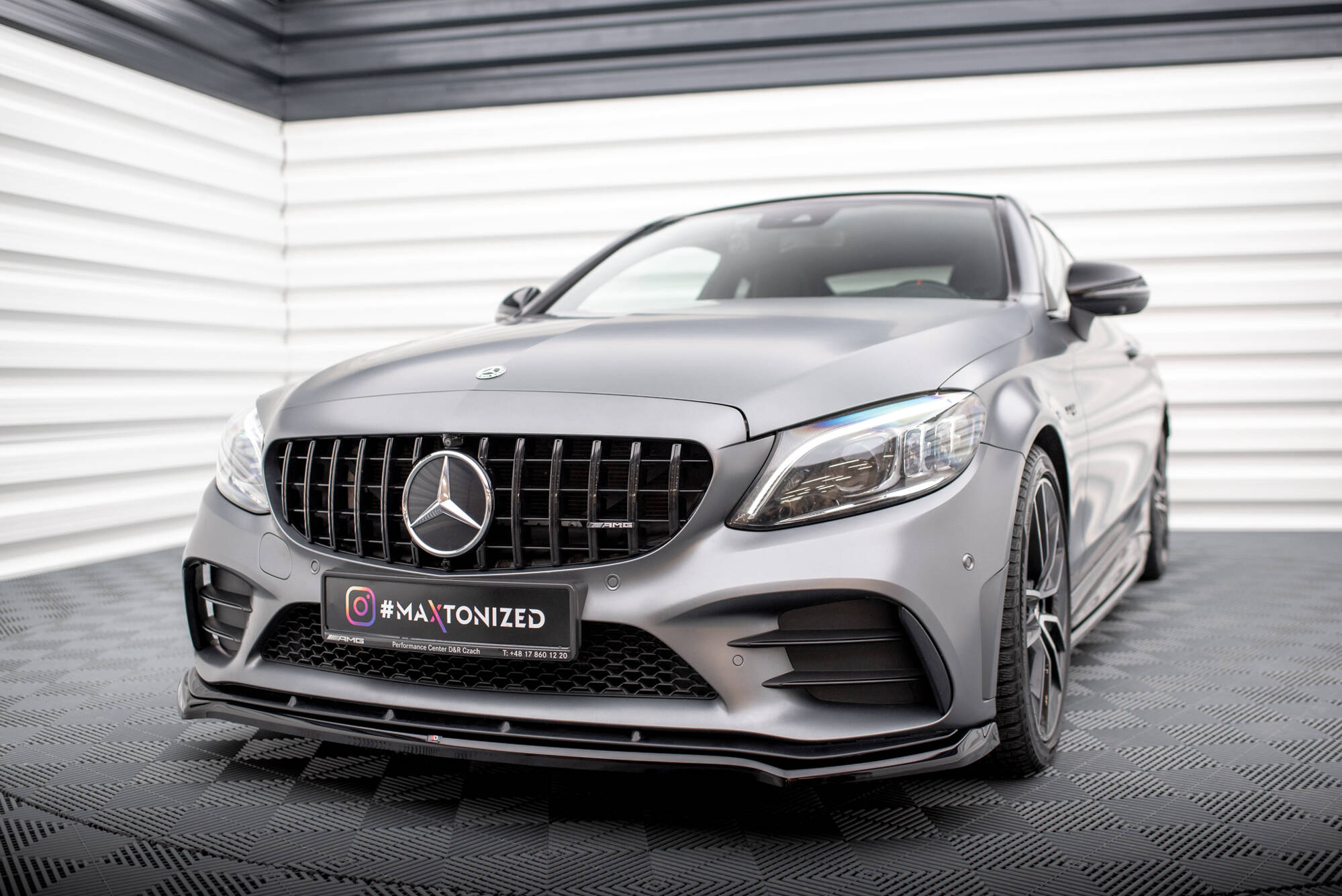 c 43 coupe lip MERCEDES W205 C-CLASS C43 AMG The main purpose of the Carbon Fiber Front Splitter Lip is to enhance aerodynamics by managing the airflow underneath the vehicle FRONT SPLITTER V.2 MERCEDES-AMG C43
