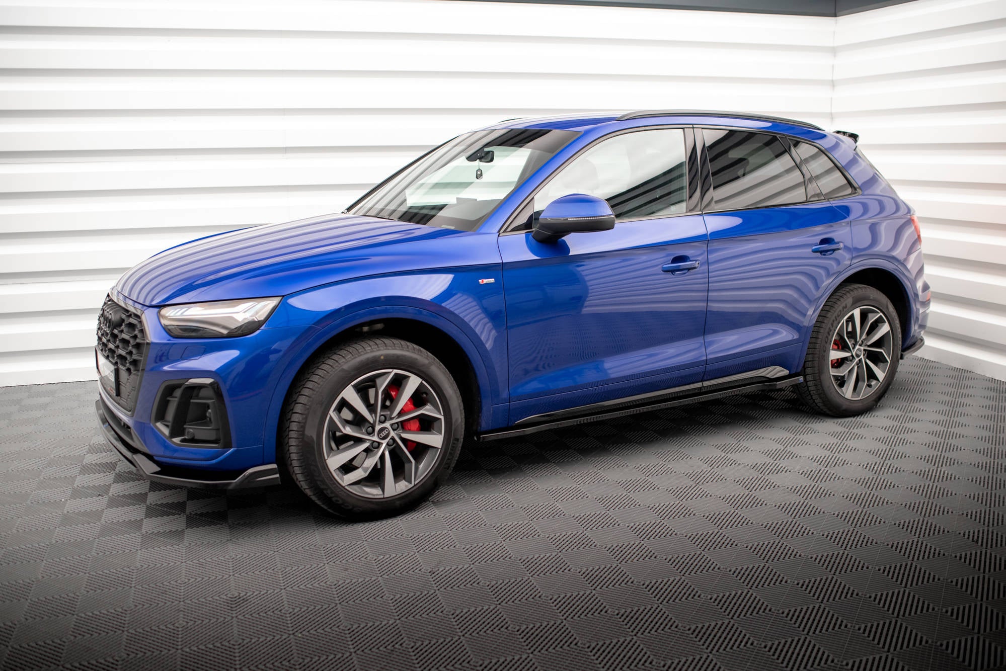Maxton Design Spoiler Labbro Posteriore In Nero Lucido Per Audi SQ5/Q5 S-LINE MKII (2017-UP) - Estensione In ABS, Pronto Al Montaggio Con Nastro 3M - 5