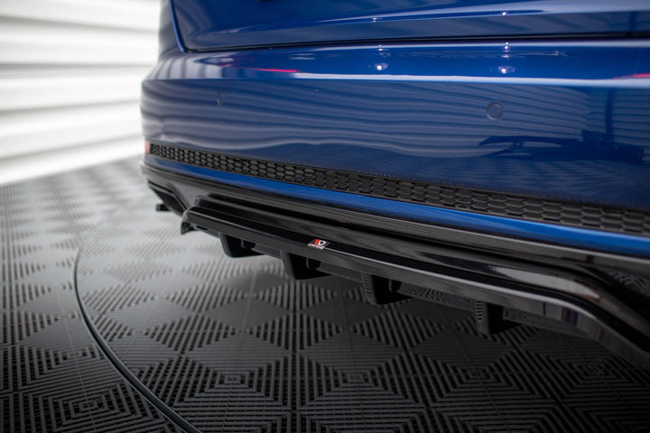 CENTRAL REAR SPLITTER (WITH VERTICAL BARS) AUDI A4 S-LINE (US MY2019)