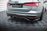 CENTRAL REAR SPLITTER (WITH VERTICAL BARS) AUDI A6 ALLROAD C8