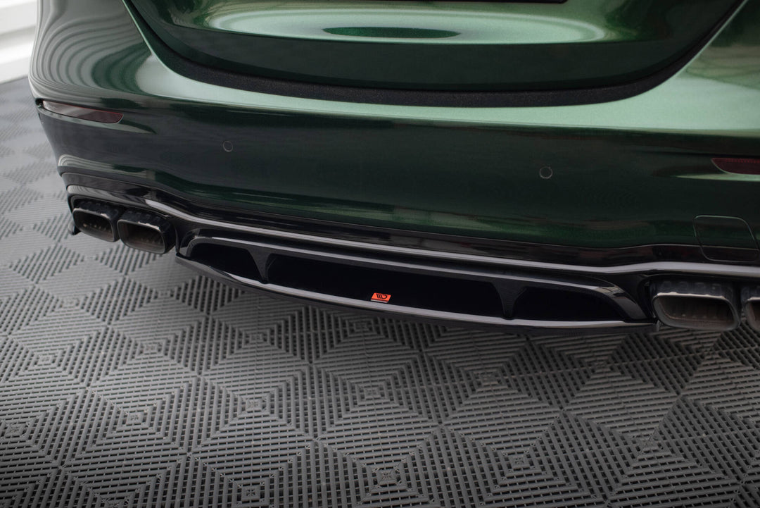 CENTRAL REAR SPLITTER (WITH VERTICAL BARS) MERCEDES-AMG E63 W213 FACELIFT