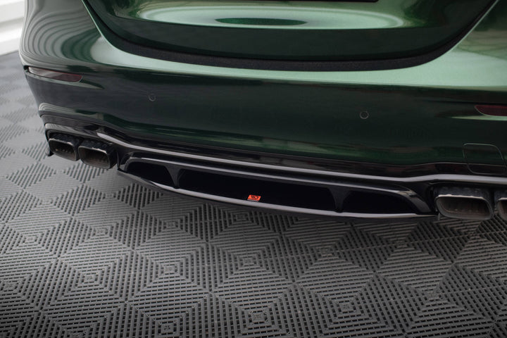 CENTRAL REAR SPLITTER (WITH VERTICAL BARS) MERCEDES-AMG E63 W213 FACELIFT