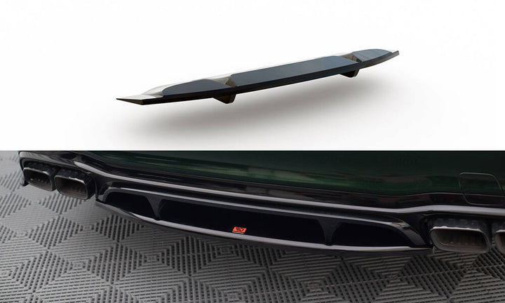 CENTRAL REAR SPLITTER (WITH VERTICAL BARS) MERCEDES-AMG E63 W213 FACELIFT