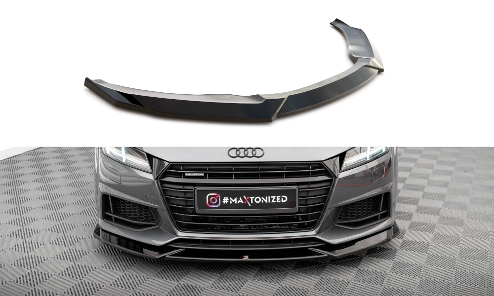 FRONT SPLITTER V.1 AUDI TT S / S-LINE 8S – Maxton Design USA
