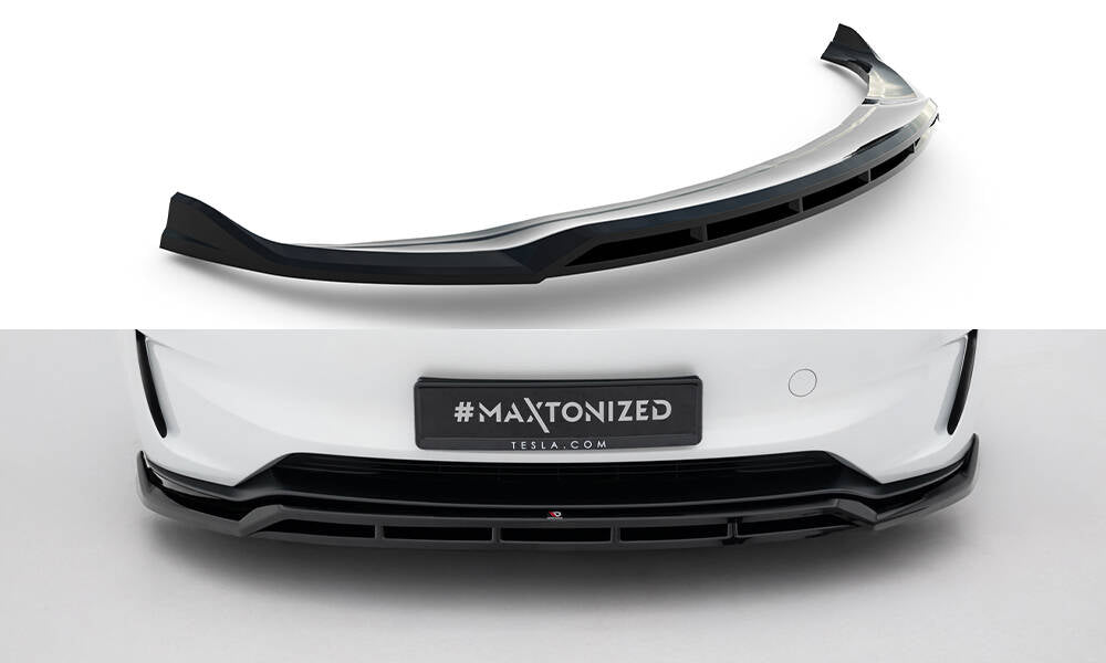Front Splitter V.1 Tesla Model 3 Performance Mk1 Facelift Maxton