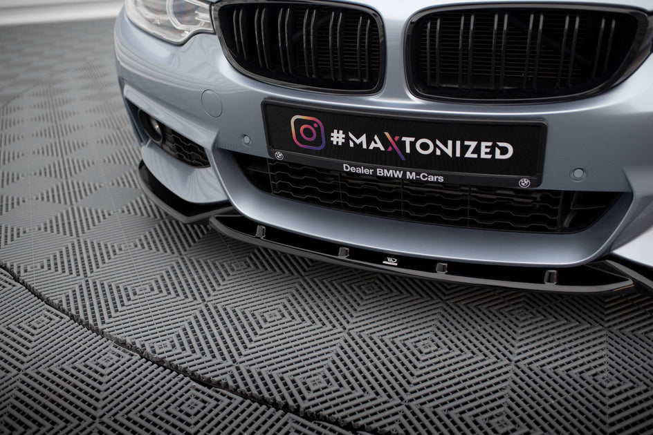 FRONT RACING SPLITTER v.3 for BMW 4 F32 M-PACK & M-Performance