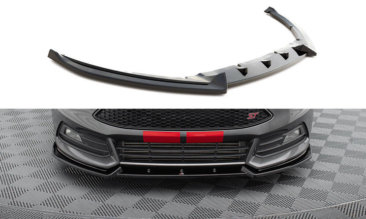FRONT SPLITTER V.4 FORD FOCUS ST MK3 FACELIFT