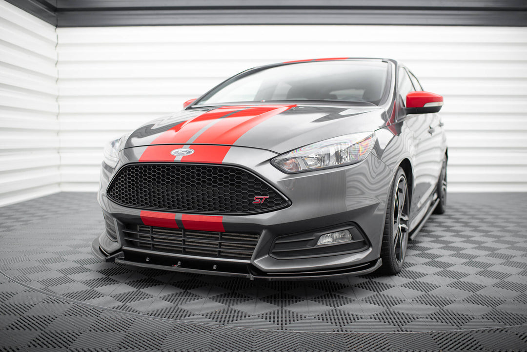 FRONT SPLITTER V.4 FORD FOCUS ST MK3 FACELIFT