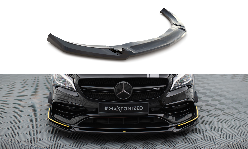 Body Kits Front Lip Spoiler For Mercedes Benz Cla Class C117 X117 Pre