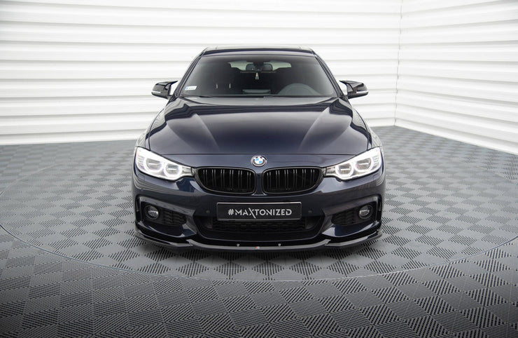 FRONT SPLITTER V.6 BMW 4 COUPE / GRAN COUPE / CABRIO M-PACK F32 / F36 / F33