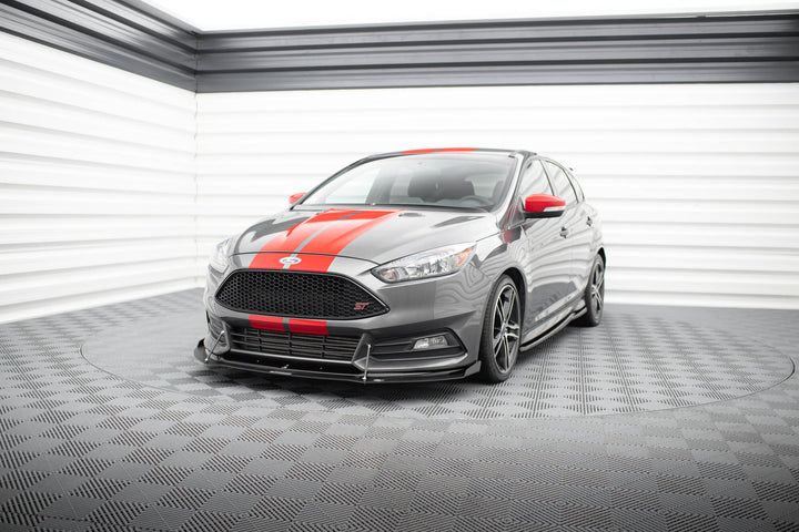 HYBRID FRONT SPLITTER V.2 FORD FOCUS ST MK3 FL