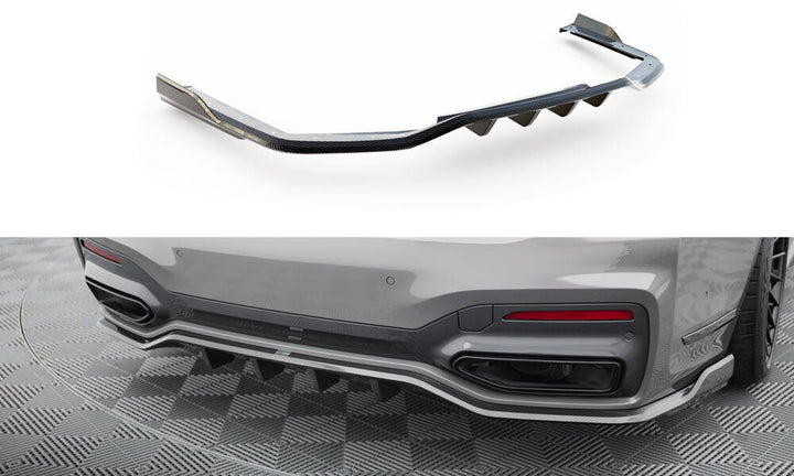 Carbon Fiber Rear Splitter BMW 7 M-Pack G11 / G12 Facelift