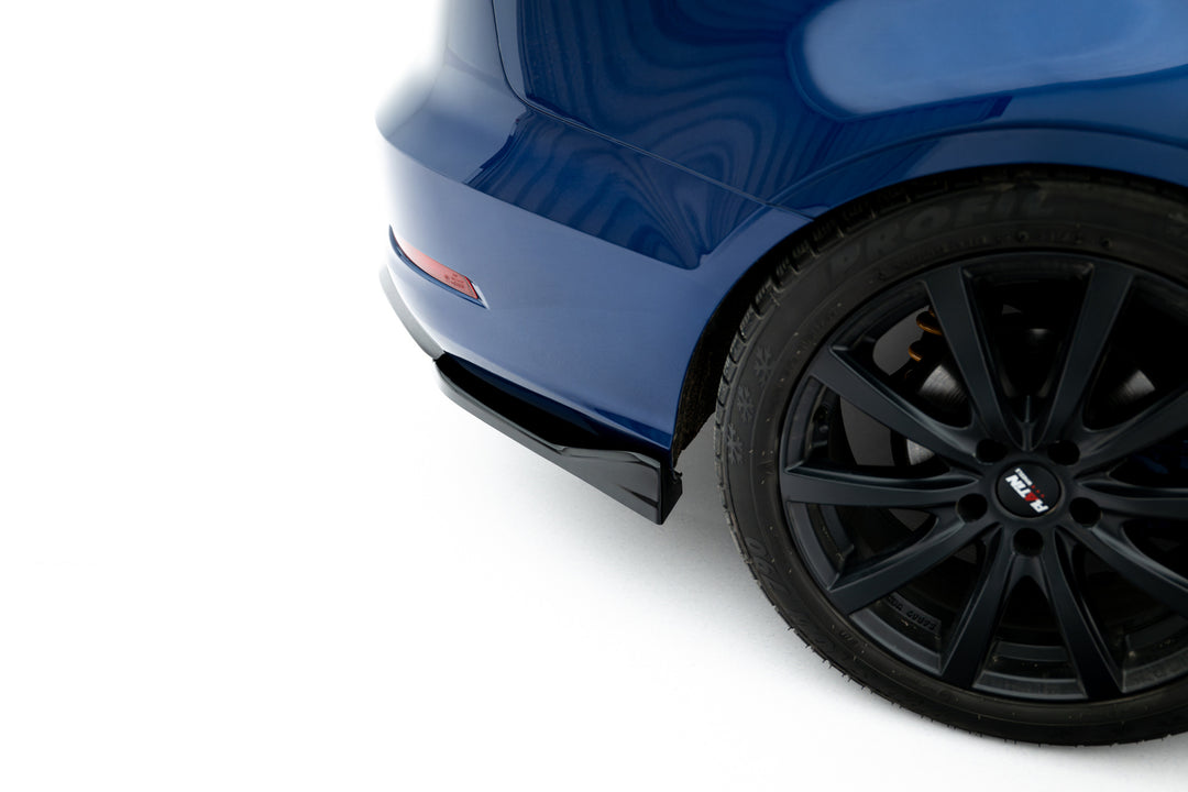 Rear Side Splitters Audi A3 Sedan 8V (set for valance)