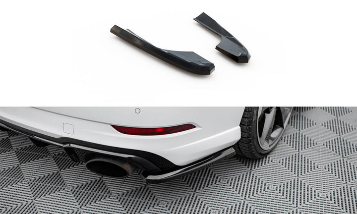 REAR SIDE SPLITTERS V.2 AUDI RS3 SEDAN 8V FACELIFT