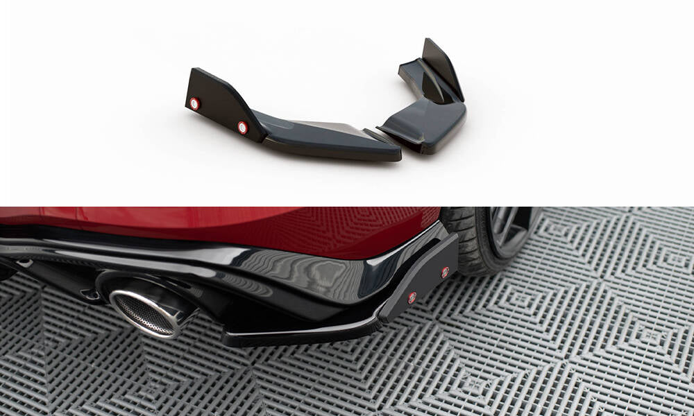 REAR SIDE SPLITTERS + FLAPS V.2 VOLKSWAGEN GOLF 8 GTI – Maxton