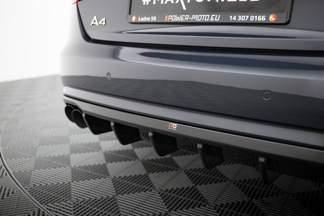 Rear Valance Audi A4 B8 Facelift (Single side dual exhaust version)