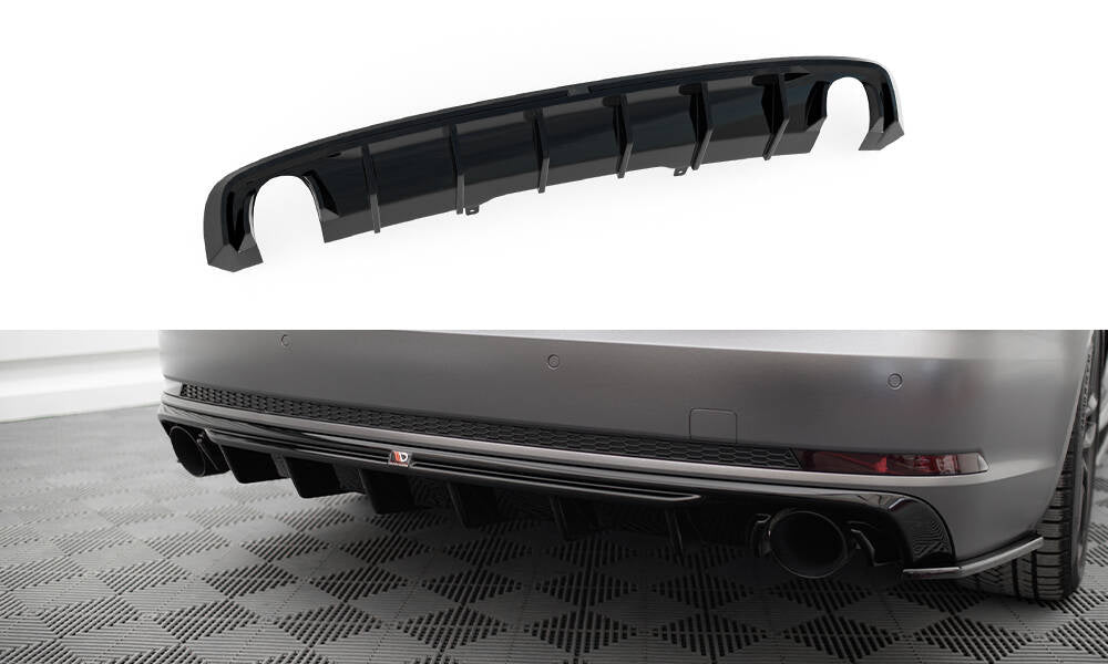 Rear Valance Audi A4 S-line B9 (Version with single exhaust tips
