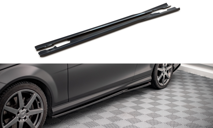 SIDE SKIRTS DIFFUSERS MERCEDES-BENZ C COUPE AMG-LINE C204