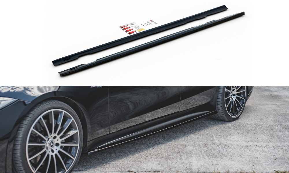 SIDE SKIRTS DIFFUSERS MERCEDES CLS AMG-LINE / 53AMG C257