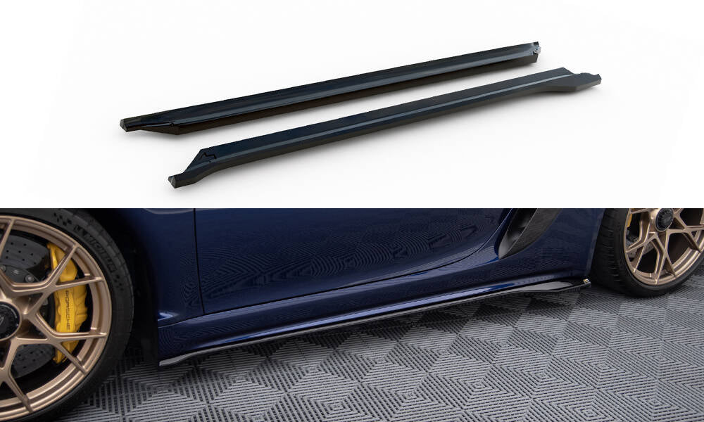Side Skirts Diffusers Porsche 718 Cayman GT4 RS 982c – Maxton