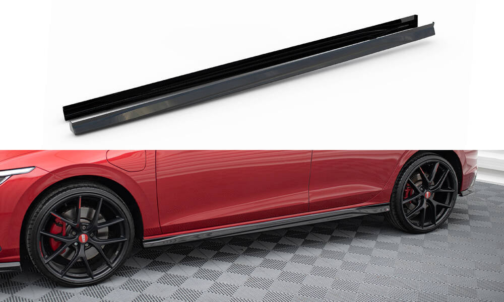 SIDE SKIRTS DIFFUSERS V.3 VOLKSWAGEN GOLF 8 GTI / GTI CLUBSPORT