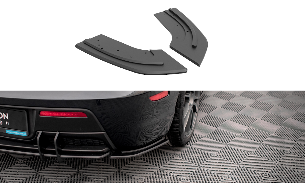Ailerons Arrière Latéraux (flaps) Maxton Design Pour Mazda 3 MPS Mk1 Version UE - Neufs