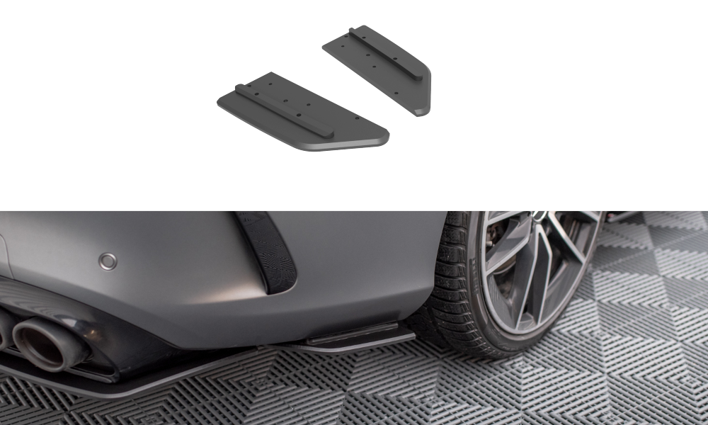 STREET PRO REAR SIDE SPLITTERS MERCEDES-AMG C43 COUPE C205 FACELIFT – Maxton  Design USA