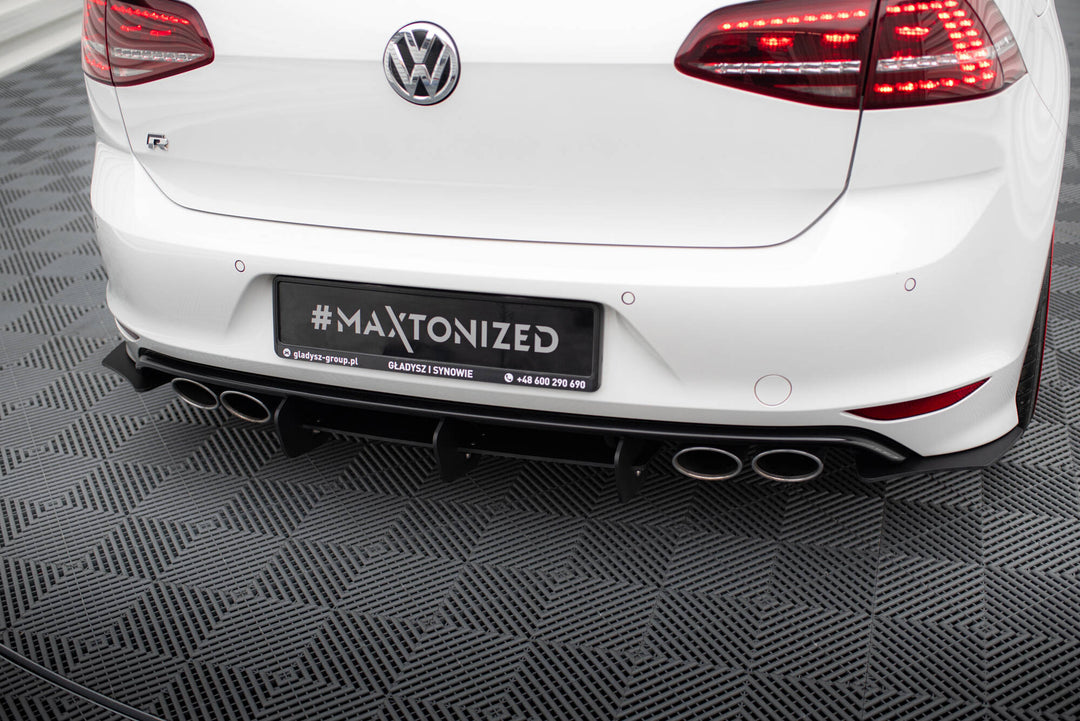 VW GOLF 7 R HATCHBACK REAR DIFFUSER & REAR SIDE SPLITTERS