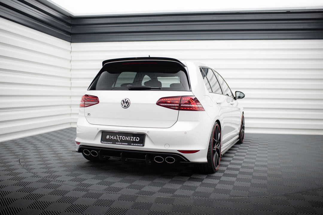 VW GOLF 7 R HATCHBACK REAR DIFFUSER & REAR SIDE SPLITTERS