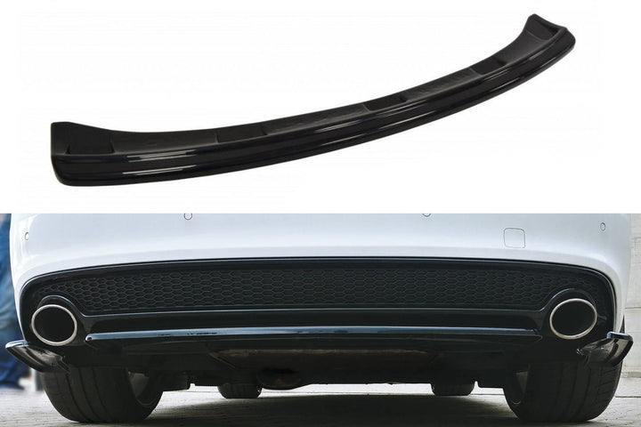 CENTRAL REAR SPLITTER AUDI A5 S-LINE 8T FL COUPE / SPORTBACK (WITHOUT VERTICAL BARS)
