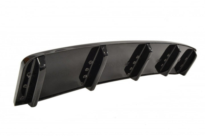 CENTRAL REAR SPLITTER AUDI A7 S-LINE C7 FL (WITH VERTICAL BARS)