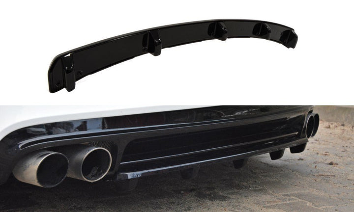 CENTRAL REAR SPLITTER AUDI TT S 8J (WITH A VERTICAL BAR)
