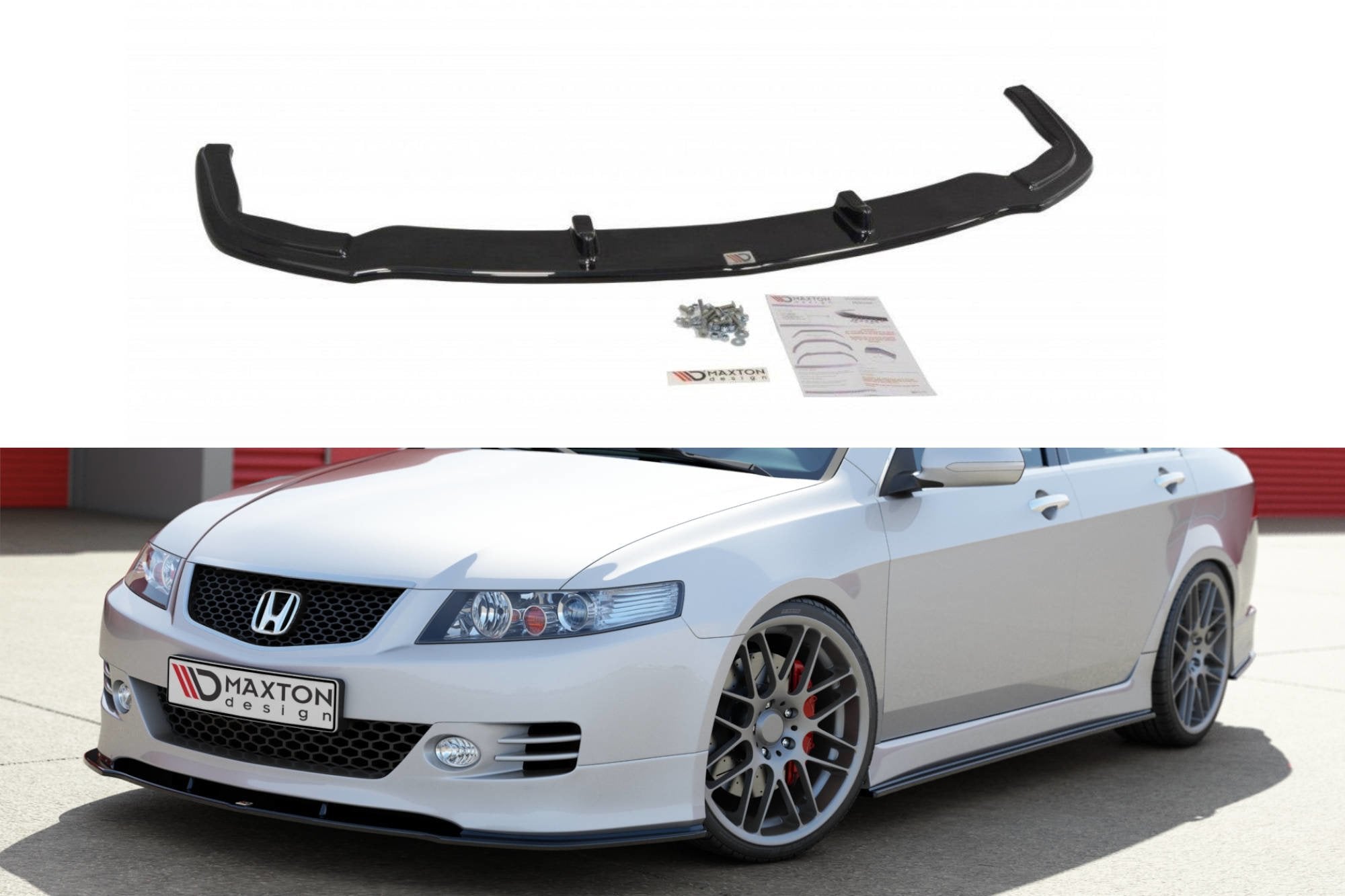 thumbnail image 2 of Glossy Black Side Skirt Extensions For Acura TSX 2004-2014 – 78.7" Rocker Panel Lip Kit (6pcs) 2 of 6