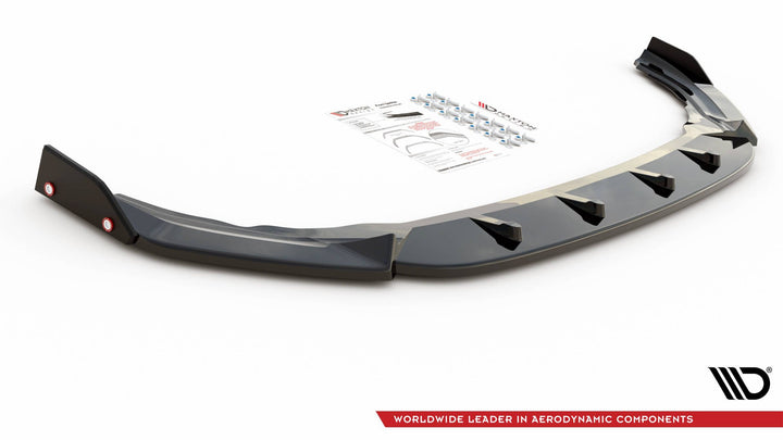 FRONT SPLITTER + FLAPS V.2 VOLKSWAGEN GOLF R MK8