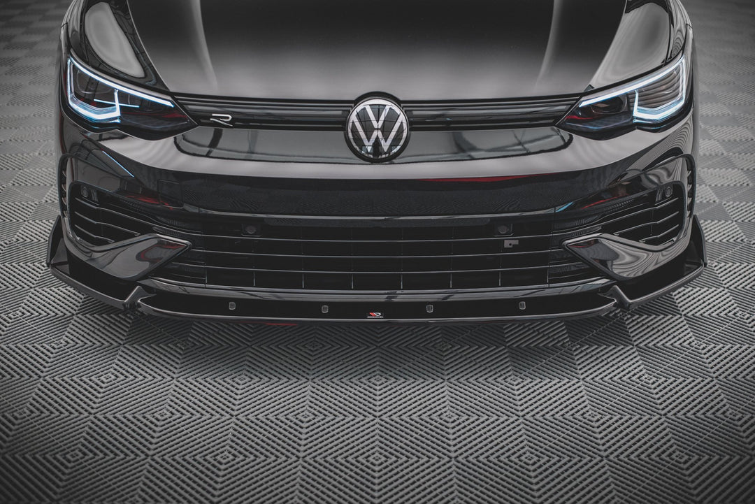 FRONT SPLITTER + FLAPS V.2 VOLKSWAGEN GOLF R MK8