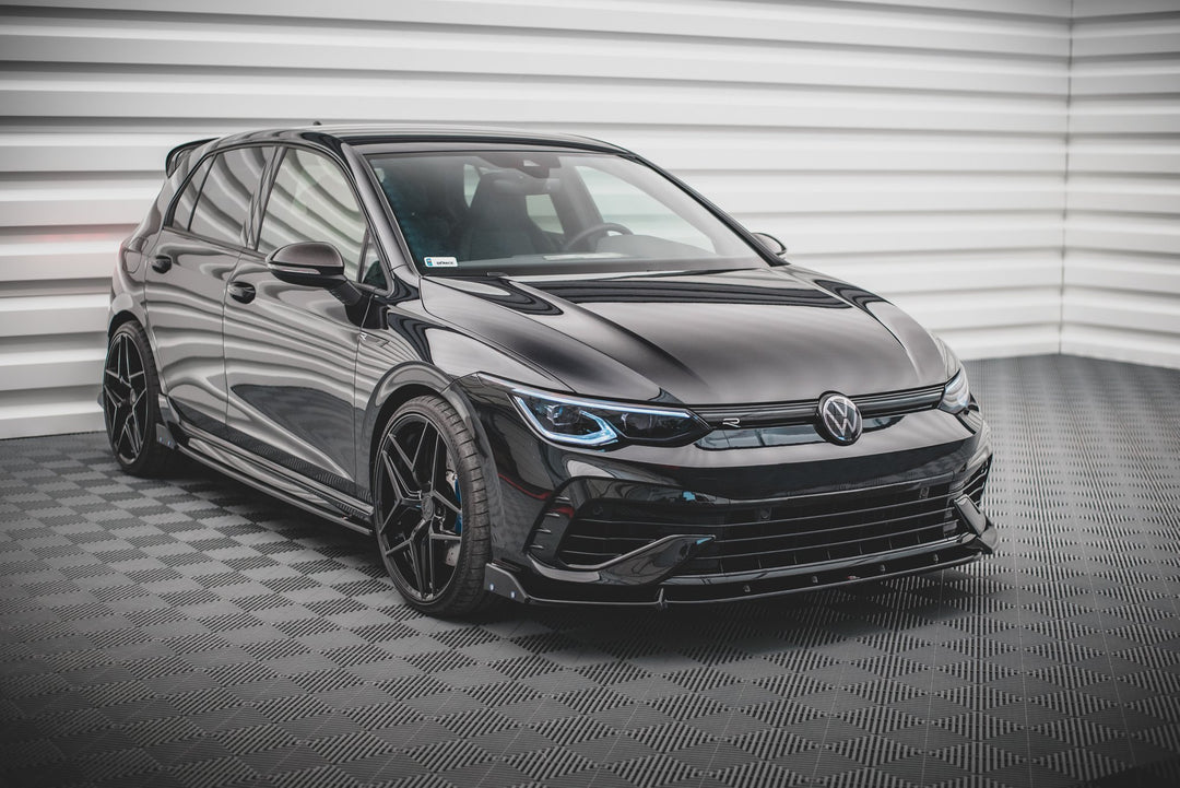 FRONT SPLITTER + FLAPS V.2 VOLKSWAGEN GOLF R MK8