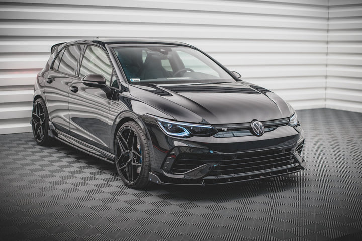 FRONT SPLITTER + FLAPS V.2 VOLKSWAGEN GOLF R MK8