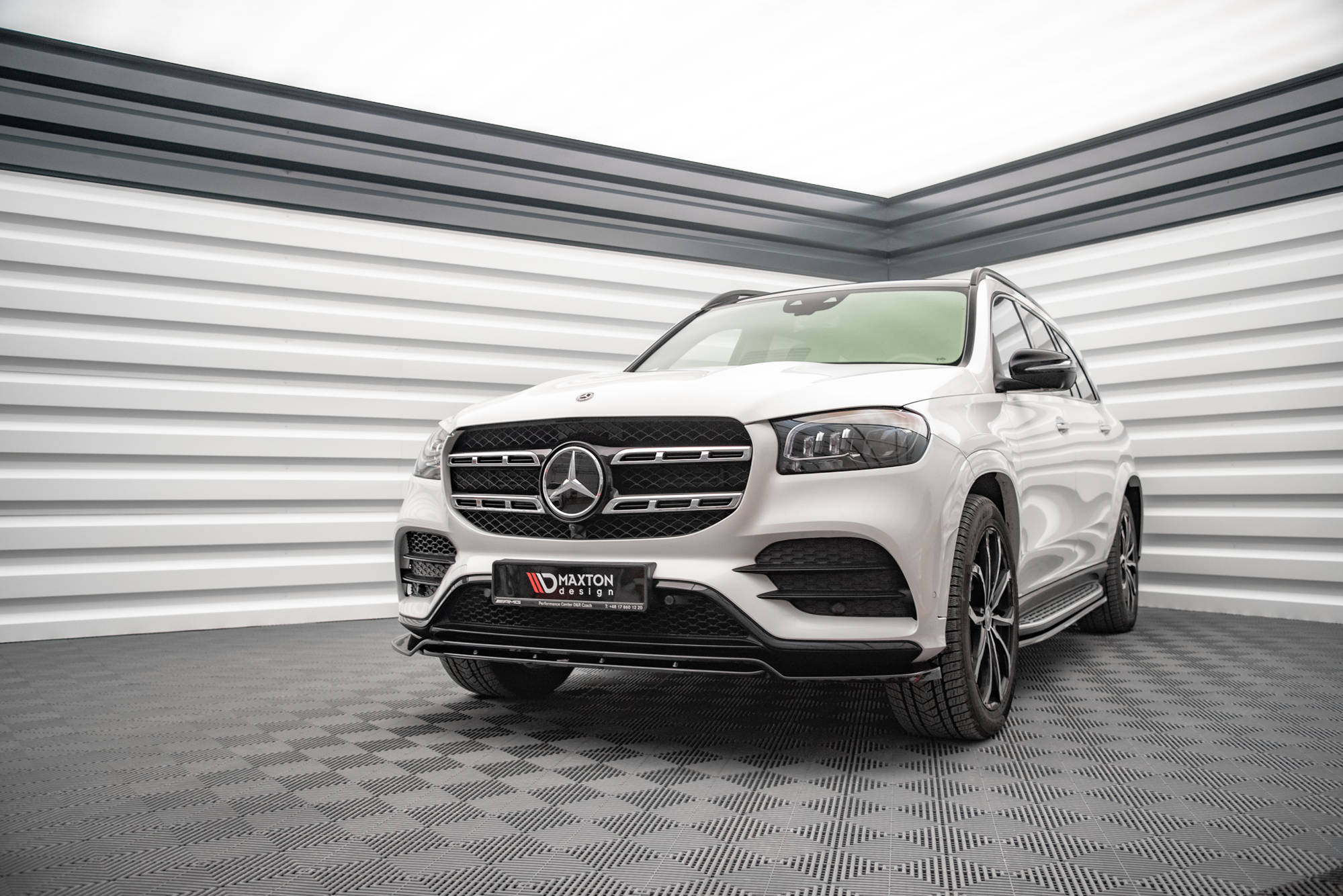 FRONT SPLITTER MERCEDES-BENZ GLS AMG-LINE X167 – Maxton Design USA