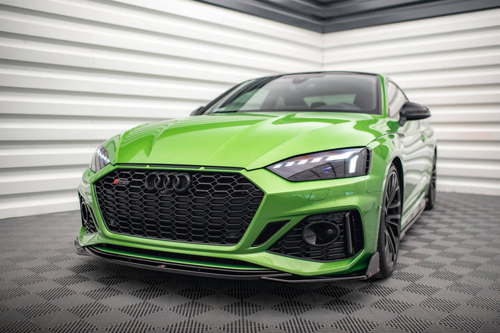 FRONT SPLITTER + FLAPS V.1 AUDI RS5 F5 FACELIFT