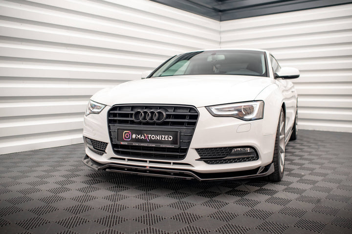 FRONT SPLITTER V.2 AUDI A5 COUPE 8T FACELIFT