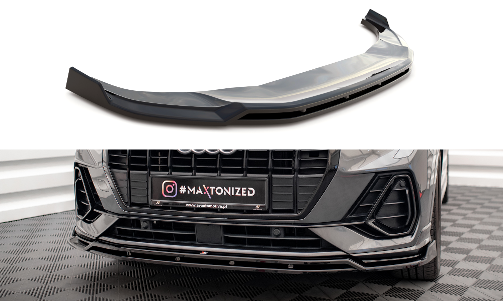 FRONT SPLITTER V.2 AUDI Q3 S-LINE F3 – Maxton Design USA