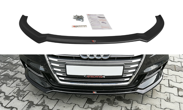 FRONT SPLITTER V.2 AUDI S3 / A3 S-LINE 8V FL – Maxton Design USA