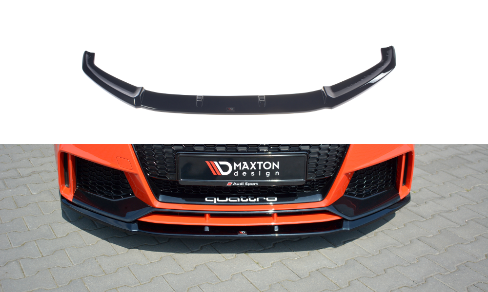Audi TTRS用MaxtonDesign フロントスポイラー FRONT SPLITTER V.2 AUDI TT RS 8S – Maxton Design USA