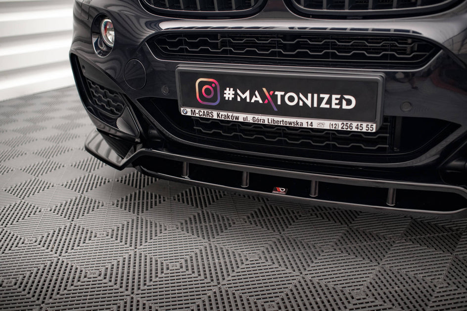 Maxton Design Frontlippe V.1 für BMW X6 F16 mit M-Paket schwarz