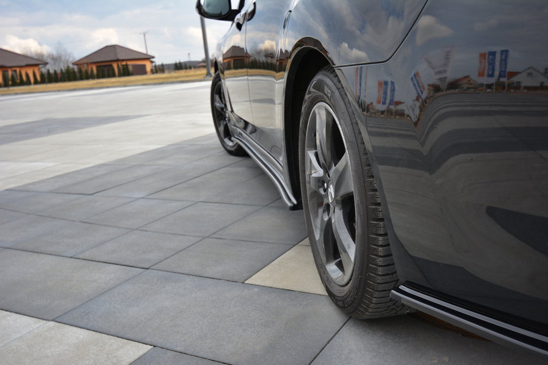 REAR SIDE SPLITTERS ACURA TSX CU2 PRE-FACELIFT / ACCORD MK8. (CU-SERIES) PREFACE SEDAN