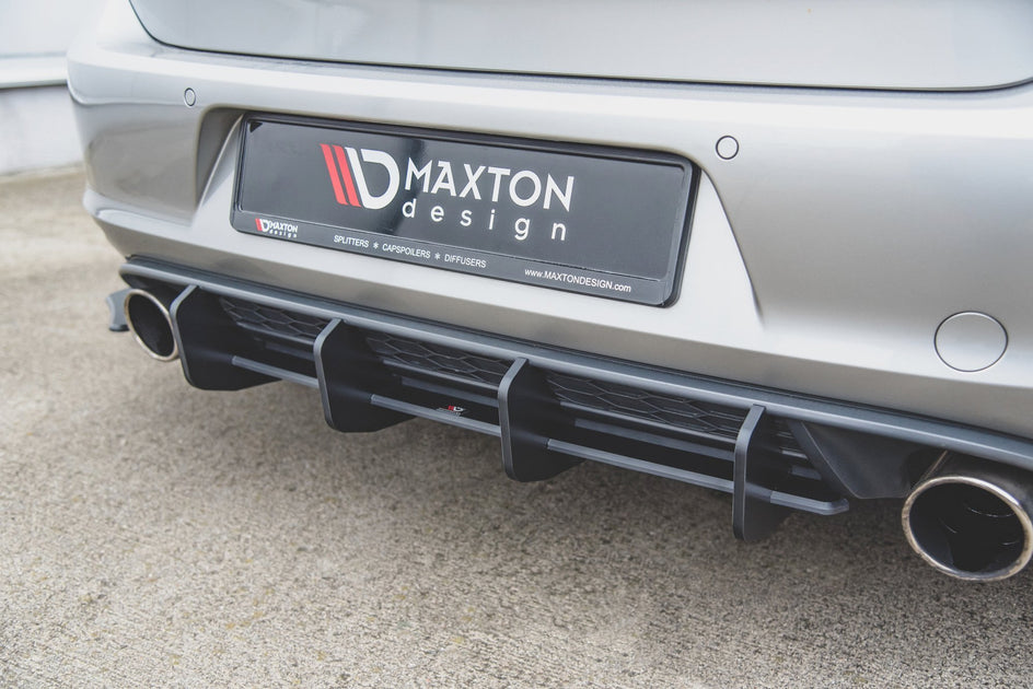 MAXTON DESIGN Robust racing rear diffuser V.2 VW Golf 8 GTI
