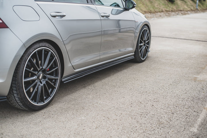 RACING DURABILITY SIDE SKIRTS DIFFUSERS VW GOLF 7 GTI