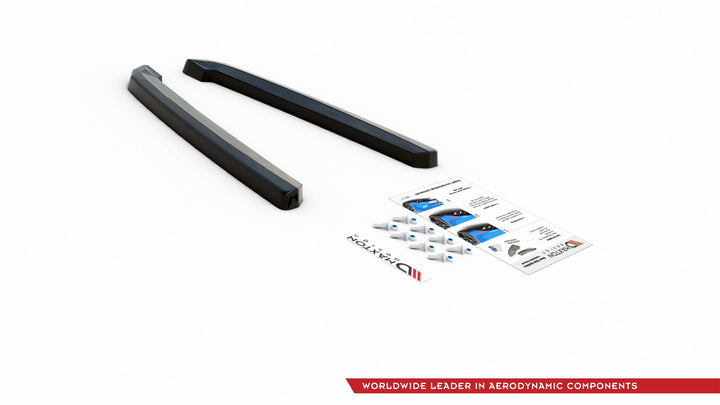 REAR SIDE SPLITTERS AUDI S7 C8 S-LINE (set for Maxton valance)