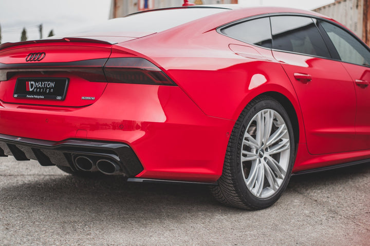 REAR SIDE SPLITTERS AUDI S7 C8 S-LINE (set for Maxton valance)