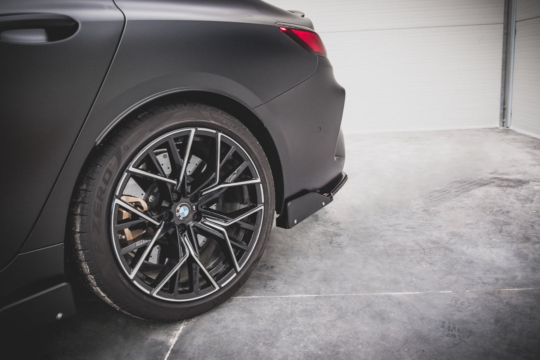 REAR SIDE SPLITTERS + FLAPS V.1 BMW M8 GRAN COUPE F93